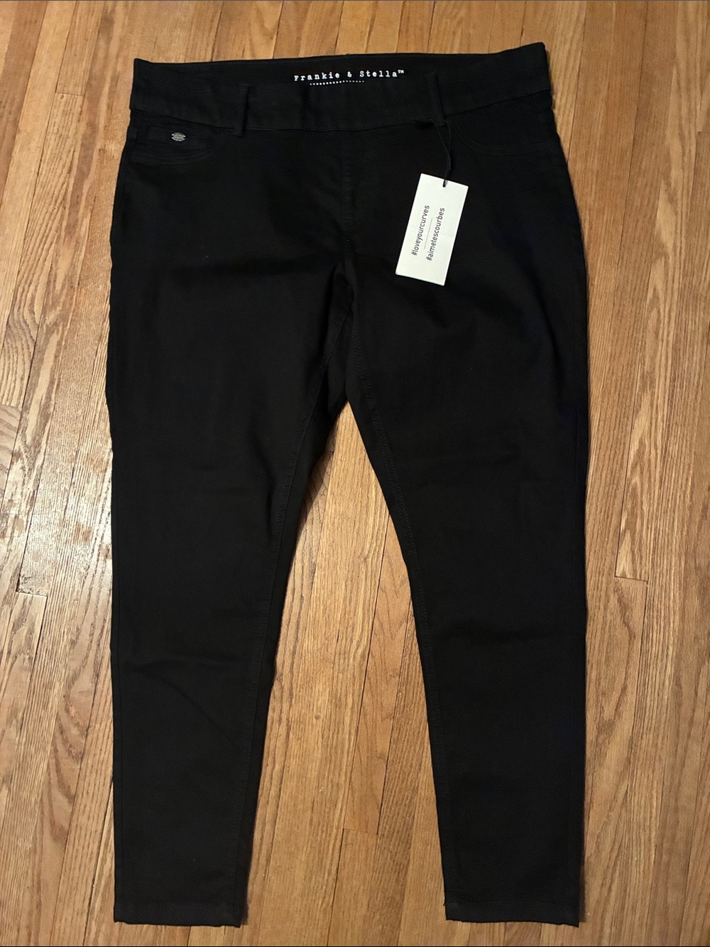 Frankie & Stella by Jeaniologie Women's Black Skinny Jeans - Sleek Stretch Fit